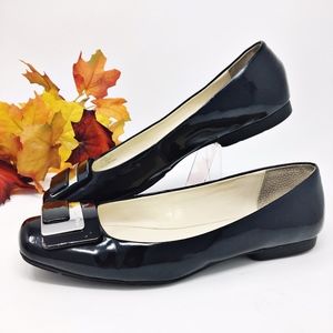 Calvin Klein Patent Leather Flats Sz 8M